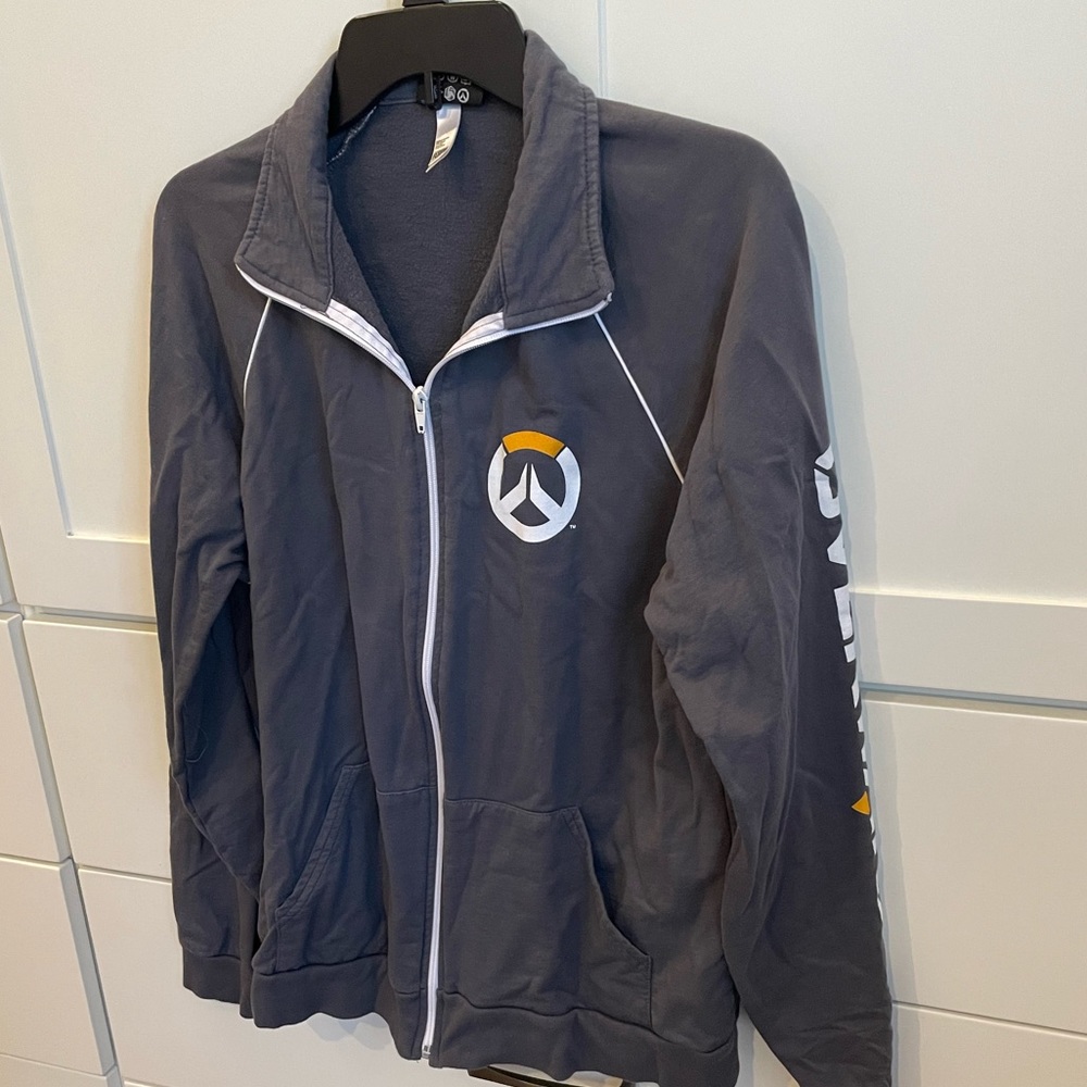 Overwatch fleece zip up jacket